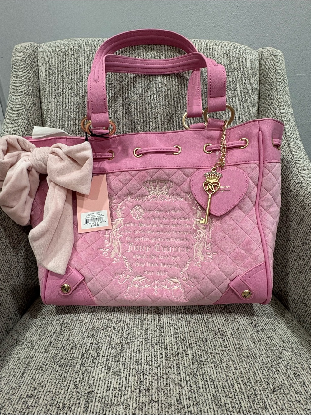 Juicy Couture Pink Daydreamer Tote 💗
